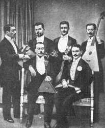 Кружок любителей игры на балалайках во Франции в 1892 году